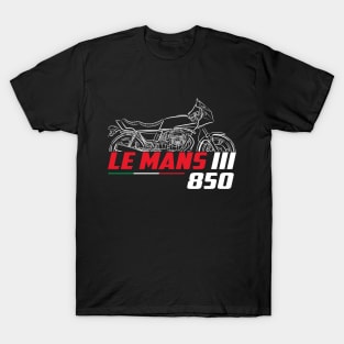 Moto Guzzi 850 Le Mans III 1981-1985 T-Shirt